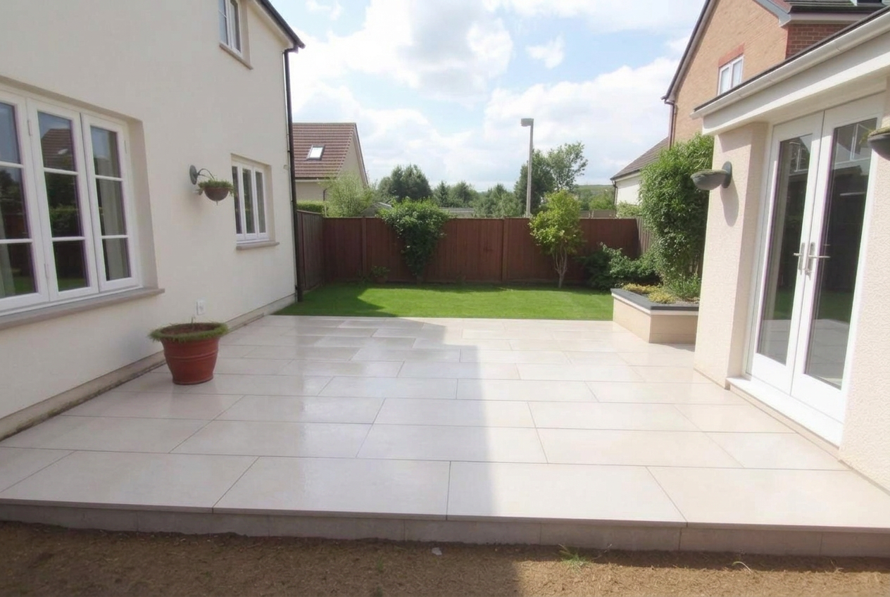 Terras na professionele reiniging door Sylon Wash